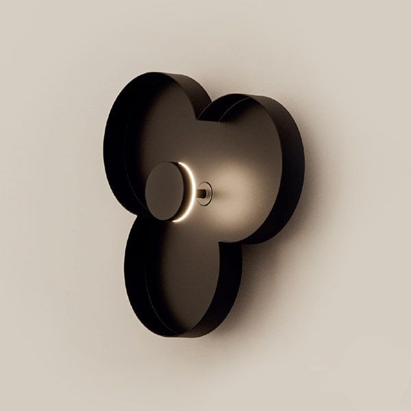 Настенный светильник Oket черный металл