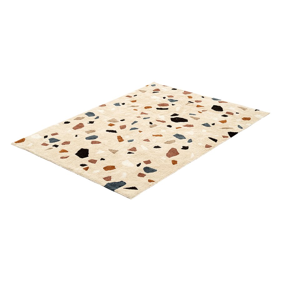 Ковер из хлопка terrazzo poetry из коллекции ethnic, 180х230 см