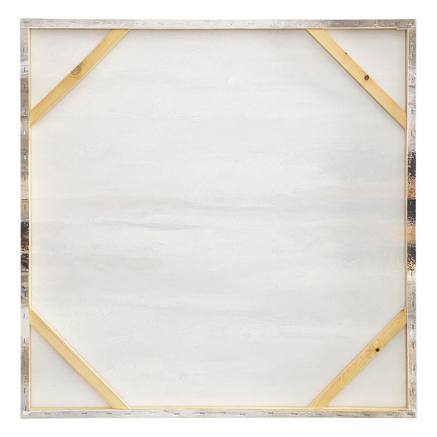 Панно декоративное с ручной росписью by feel, 80х80 см, бежевое