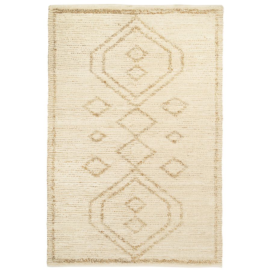 Ковер из джута и переработанного хлопка kolkata из коллекции ethnic, 160х230см