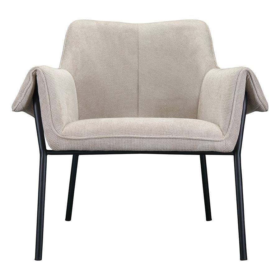 Лаунж-кресло aline, шенилл, серо-бежевое