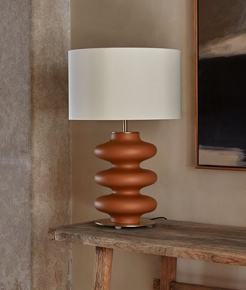 Настольная лампа Adon никель, белый абажур 801011/41