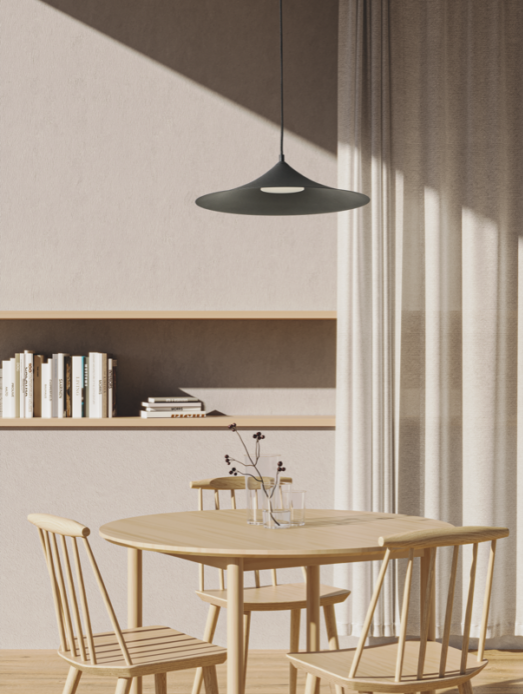 Подвесной светильник Hat черный металл