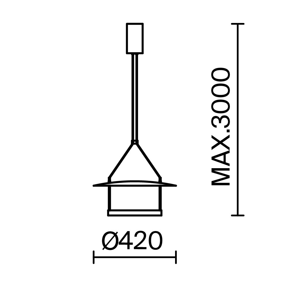 Подвесной светильник Ambience MOD280PL-L23B3K