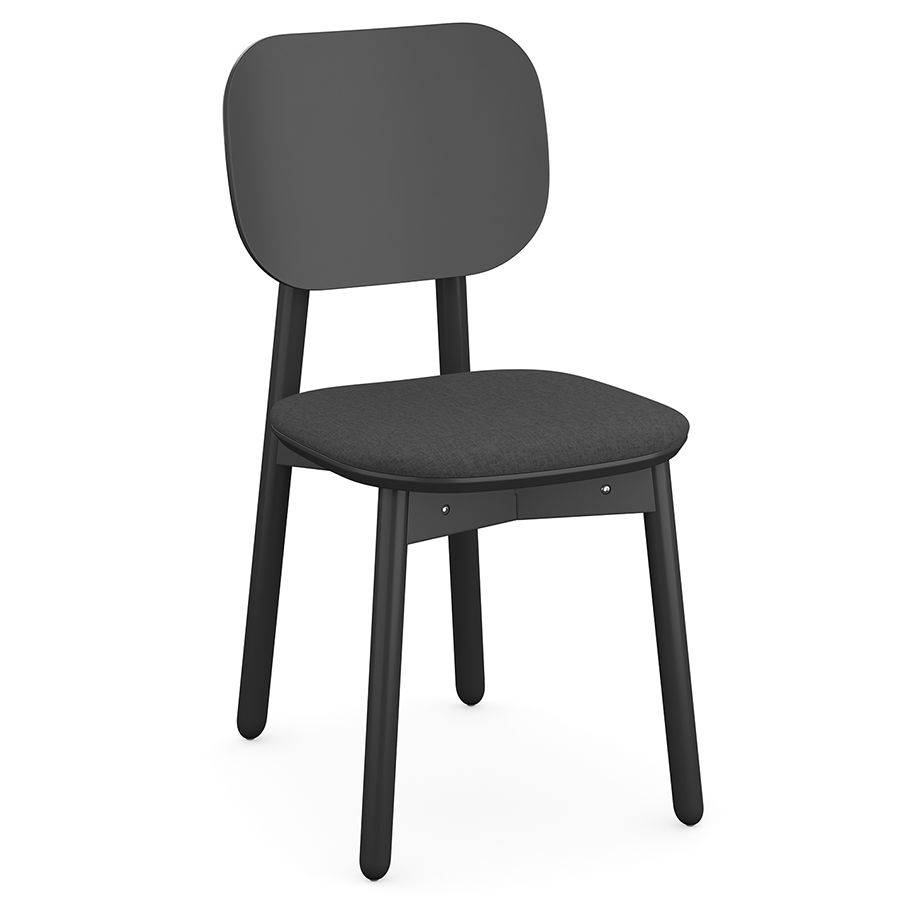 Стул saga, рогожка, темно-серый