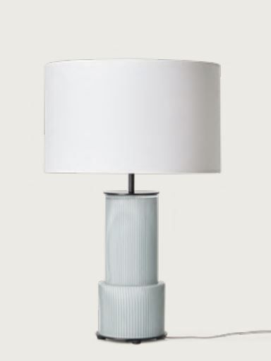 Настольная лампа Atina черный металл, белый абажур 801011/36