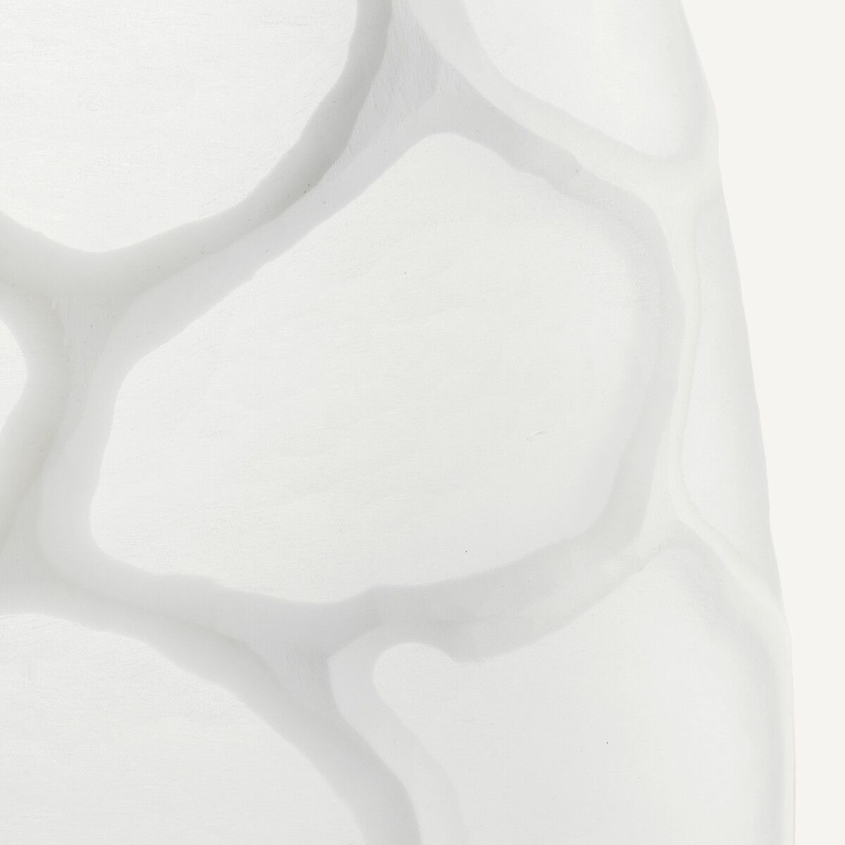 Ваза из матового стекла В20 см Arca единый размер белый