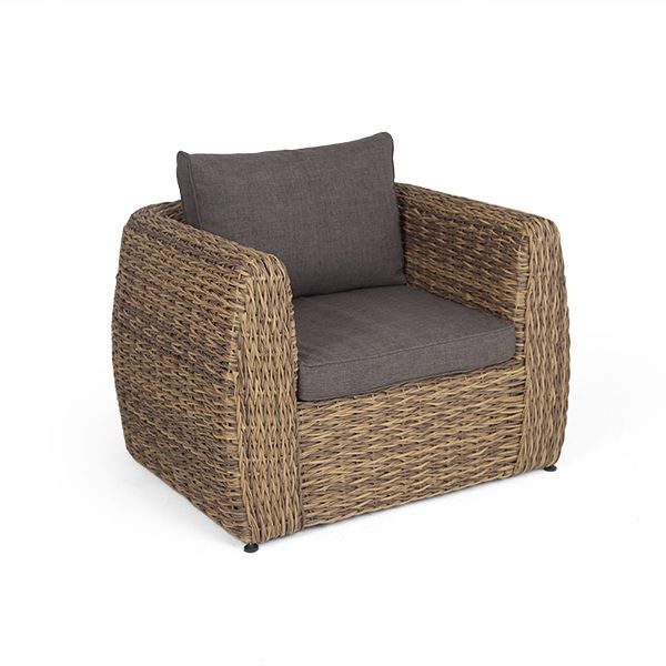 &quot;Кальяри&quot; кресло из искусственного ротанга (гиацинт), цвет соломенный