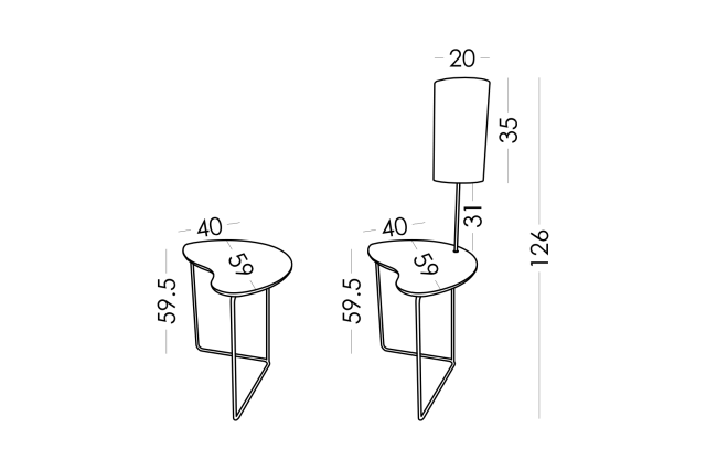 Столик Conec-Table SPIRO 38