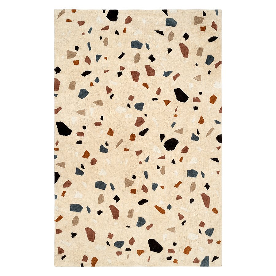 Ковер из хлопка terrazzo poetry из коллекции ethnic, 200х300 см