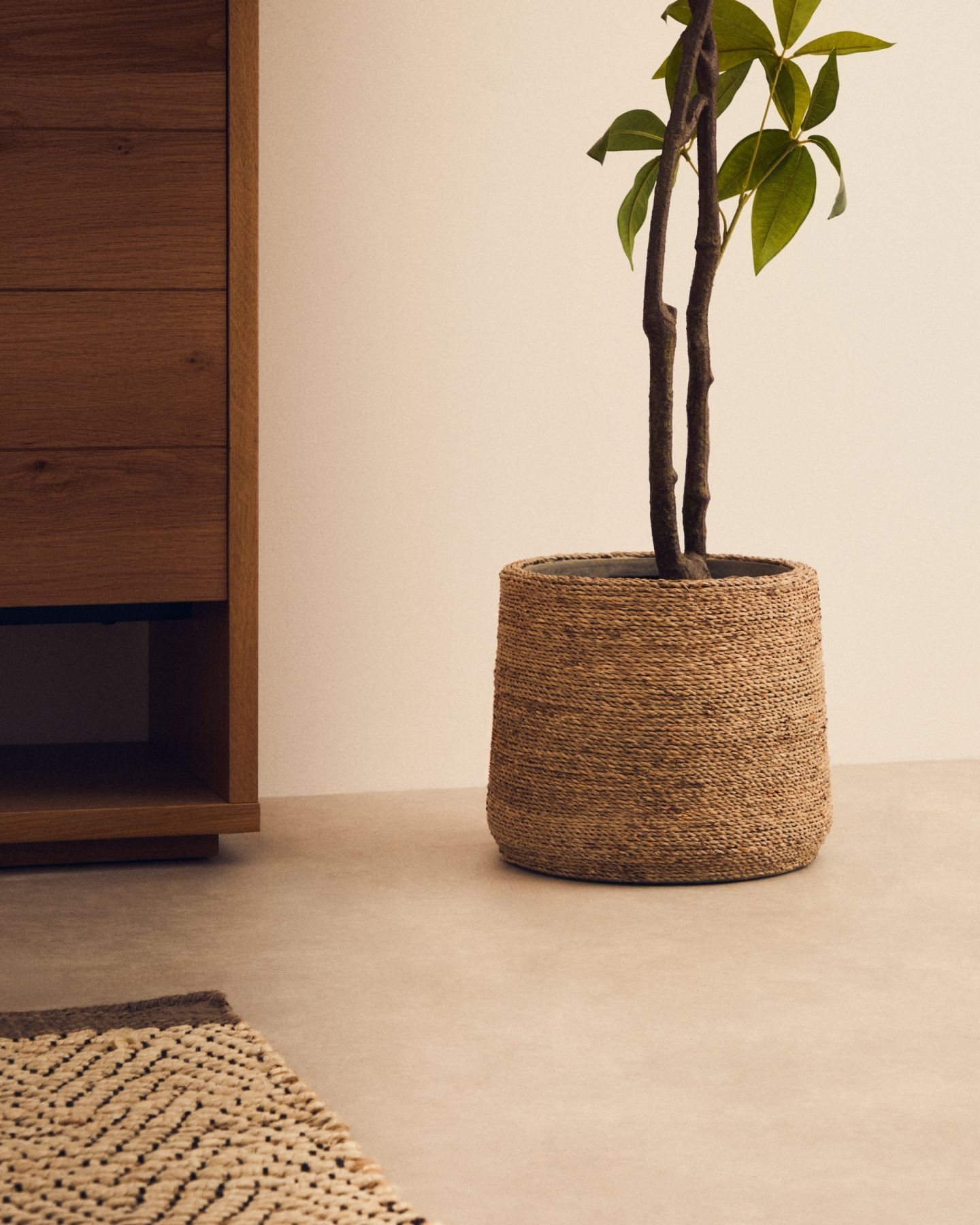 Набор Sigal из 2 цементных горшков для растений Ø 24 см / 31 см