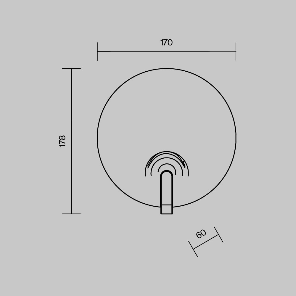 Настенный светильник (бра) Regatta MOD481WL-L5BS3K