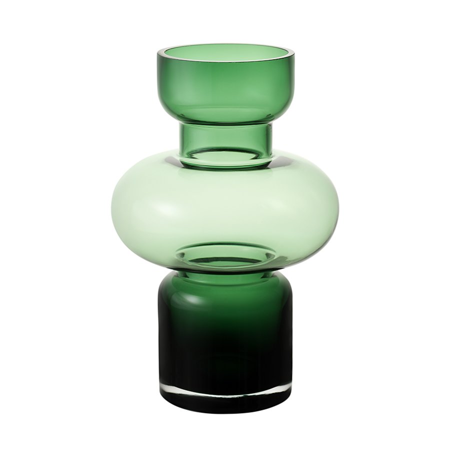Ваза florum, 25 см, изумрудная