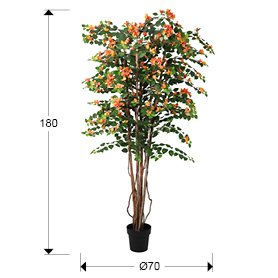 Buganvilla naranja-p h180 Искусственное растение набор из 2 шт