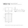 Превью Кровать IRIS 116 с подъемным механизмом