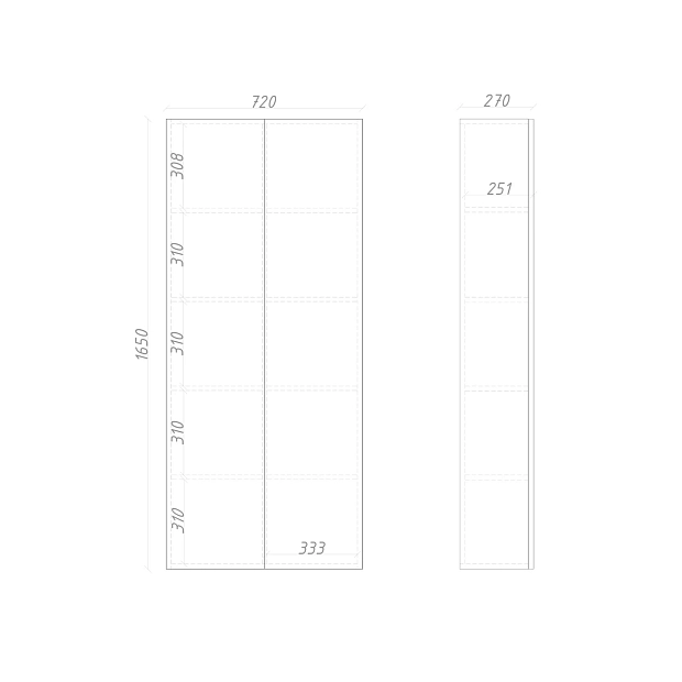 Шкаф подвесной ML353