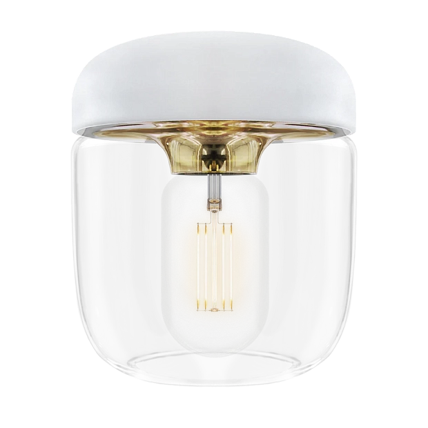 Плафон Acorn white brass