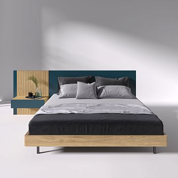 Кровать MARK бирюзовая 180 см