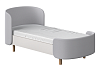 Кровать подростковая KIDI Soft размер М (серый)