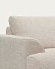 Превью Karin 3-местный диван белого цвета с ножками из массива бука 231 см