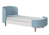 Кровать KIDI Soft для детей от 3 до 7 лет (голубой)