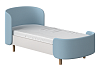Кровать подростковая KIDI Soft размер М (голубой)